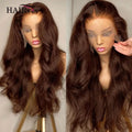 Chocolate Brown Body Wave Lace Front Wig