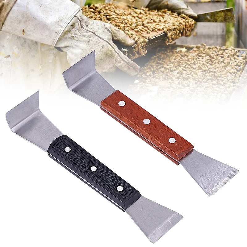 Beekeeping Wood Handle Scraping Knife Stainless Steel Hive Tool Beehive Equipment Bee Tool Apiculture Supplies