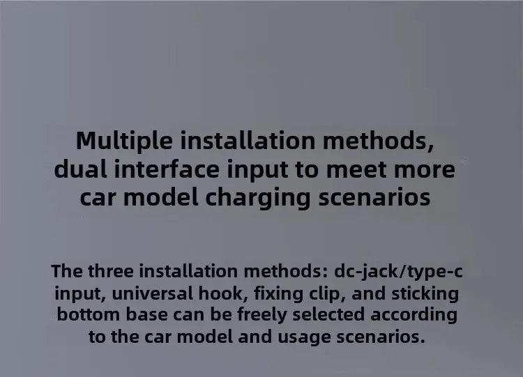 Xiaomi 50W Car Wireless Charger Set Dual Interface Fast Quick Charging Support Power-Off and Inductive Expansion Portable Holder