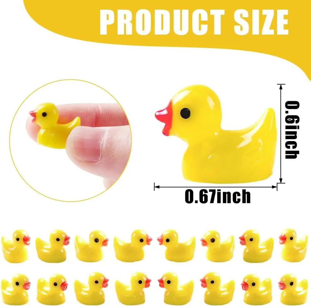 Mini Resin Ducks Yellow Tiny Ducks Mini Ducks Bulk