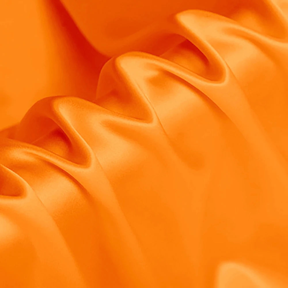 CISULI Pure Silk Stretch Satin Fabric,16momme,Width 140cm,Silk Lycra,Shirt and Dress Cloth Material