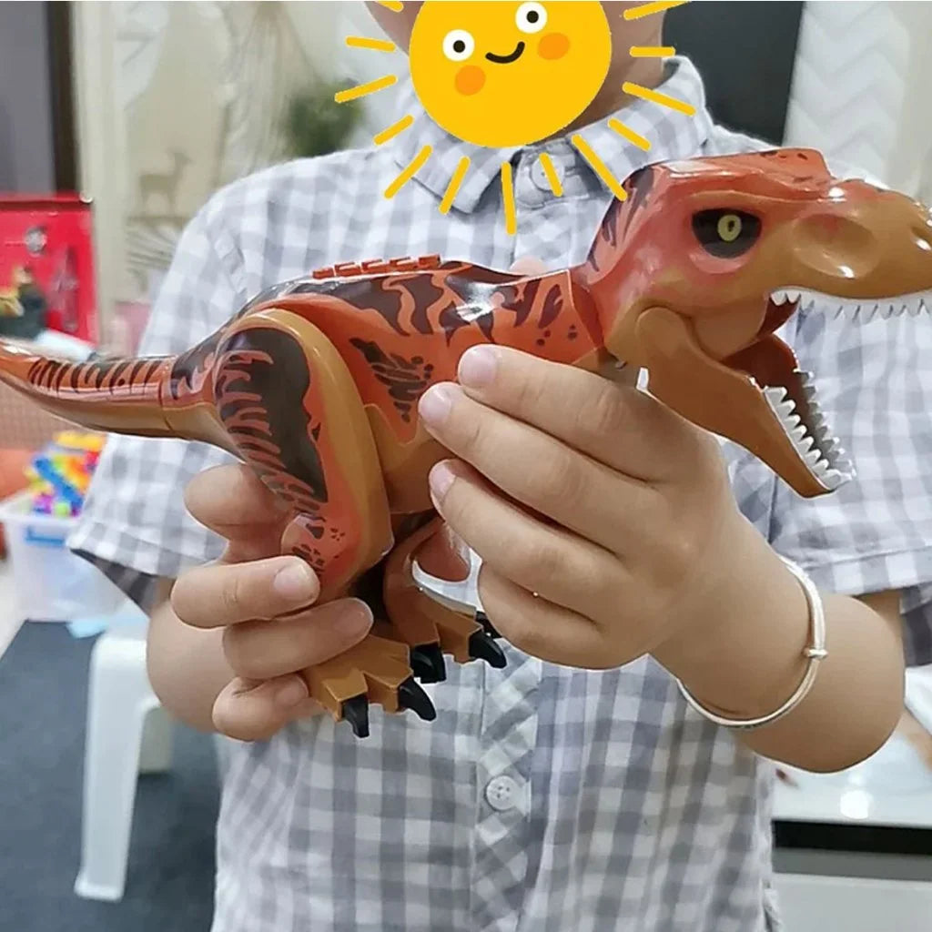 Jurassic World Brutal Raptor Building Blocks Dinosaur Model