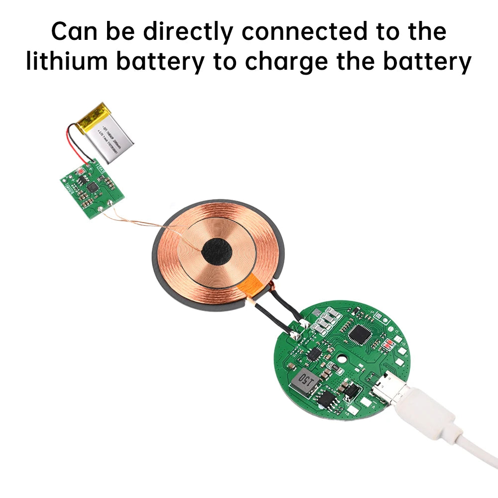 5V 1A Wireless Charger Transmitter Module Wireless Power Supply Module PCBA Board Circuit Board Module for DIY Phone