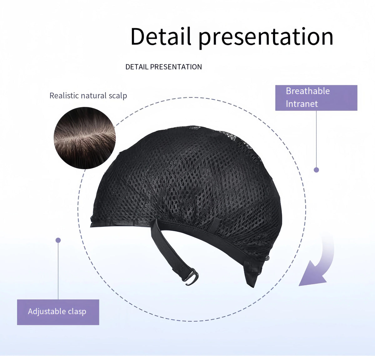 Hair Extensions Synthetic Cute JK Girl Cosplay Air Bangs Wig