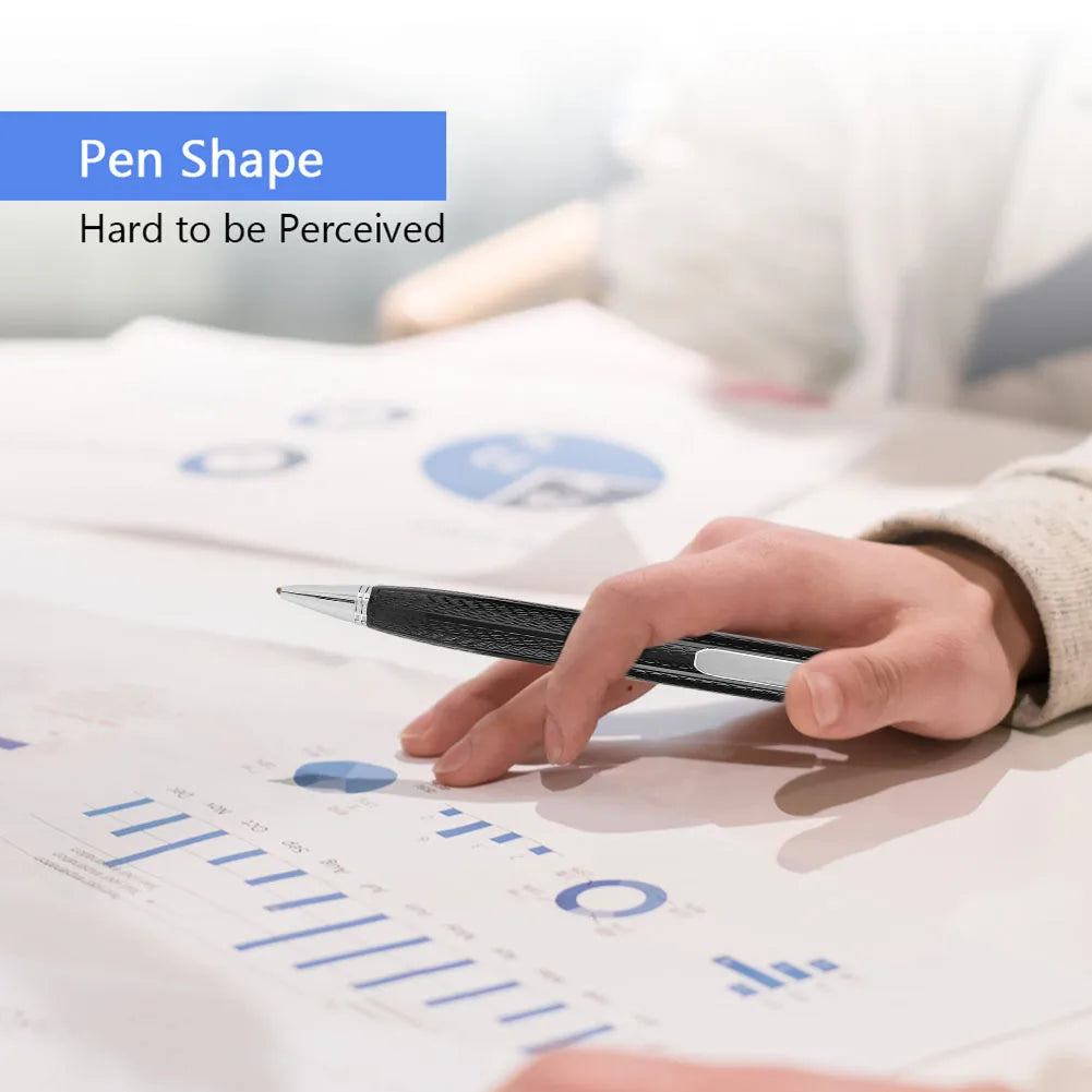 Pen-Shaped Continuous 12-Hour Digital Voice Recorder 192kbps