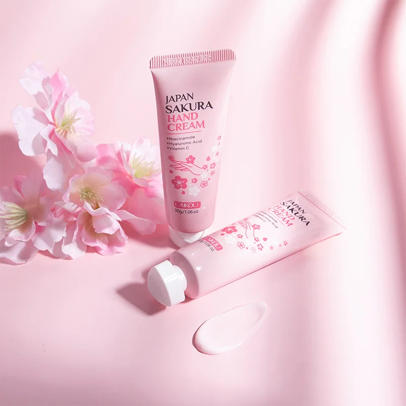 Sakura Nourishing Hand Cream Hands Moisturizing Anti-chapping Brightening Hydrating Hand Cream Hand Skin Care Products Wholesale