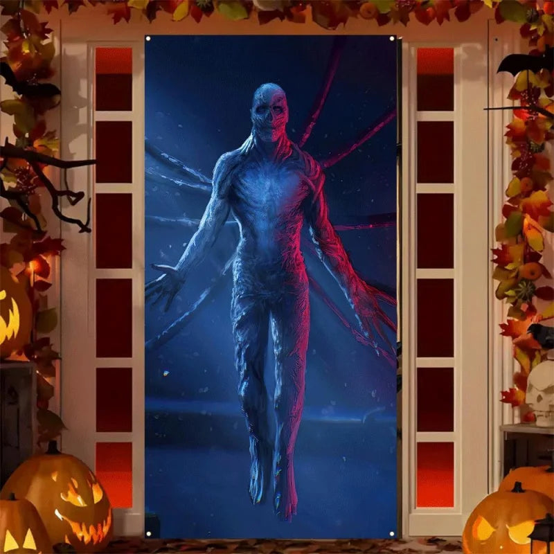 2D Halloween Christmas Banner Sign