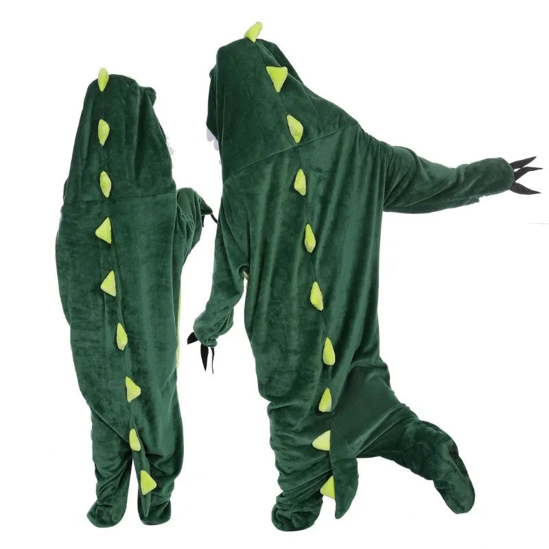Ultra Soft Shark Cartoon Sleepwear Shark Plush Onesie Pajamas Home Clothes Adult Shark Design Winter Warm Sleep Bag 2025 New