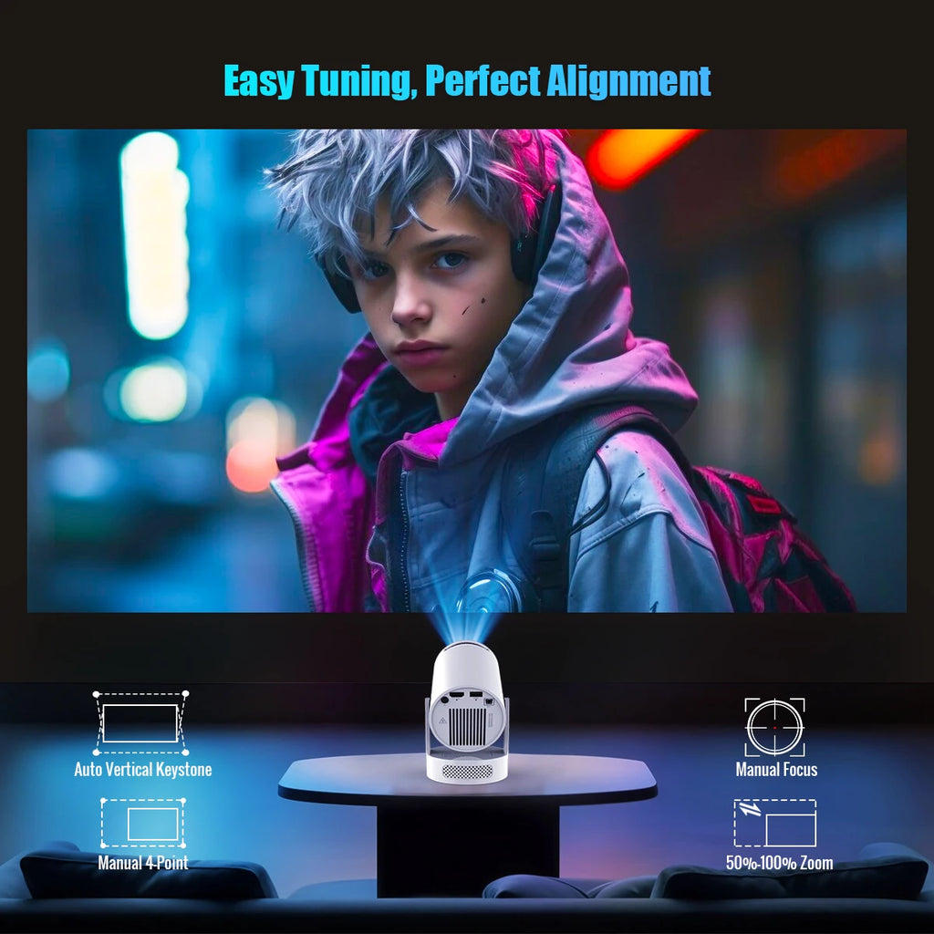 Magcubic HY300 Pro + Projector 8K 720P With 5W