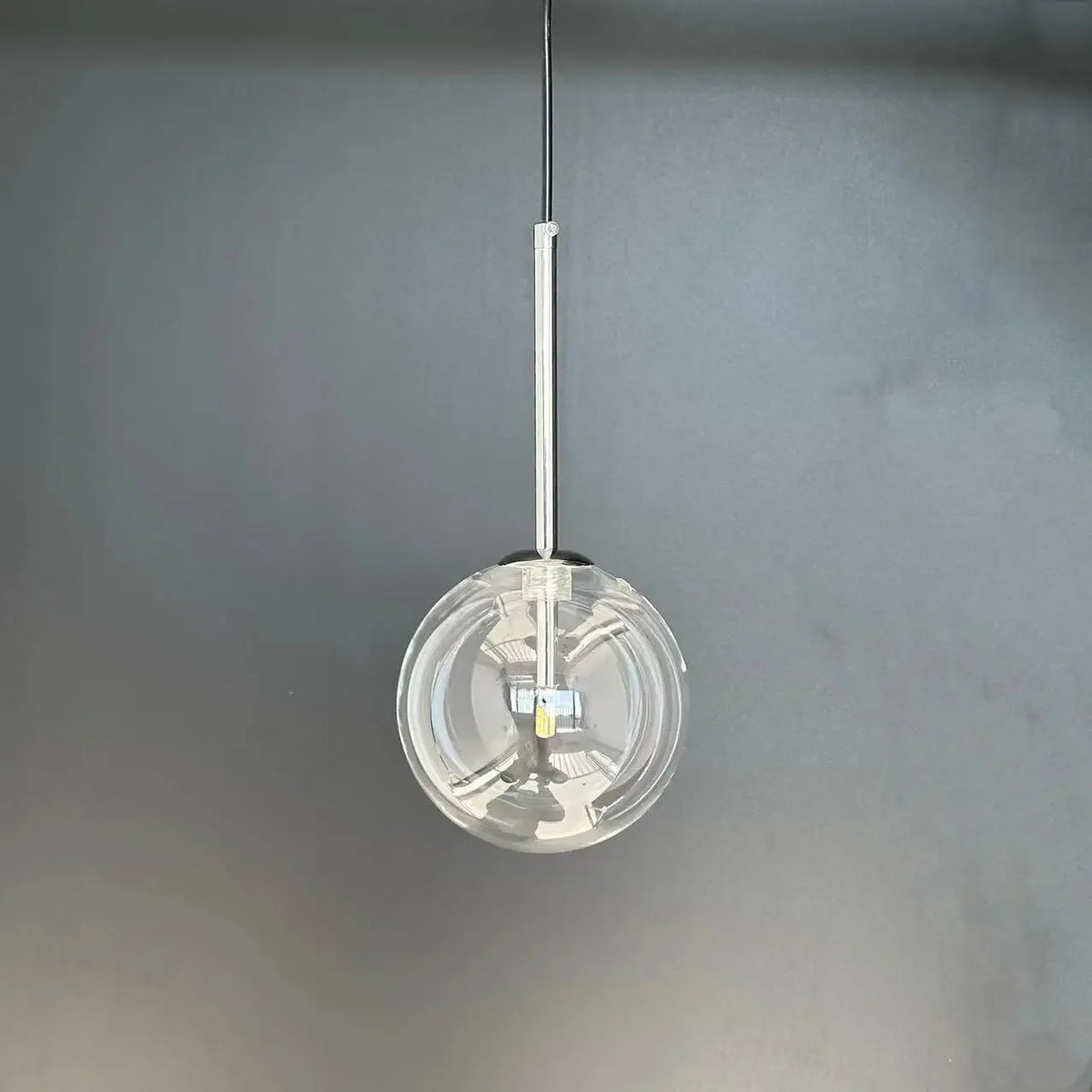 Modern Led Pendant Lamp Glass Ball  Bedroom Hanging Nordic Living Indoor Decor Lighting Kitchen Bar Round Gold Suspension Lights