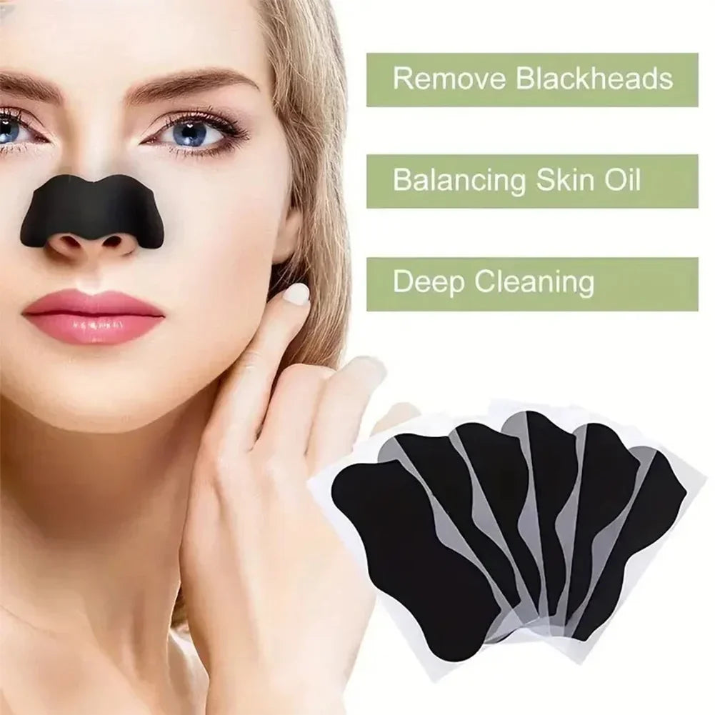 Unisex Nose Deep Cleansing Strips Blackhead Remover Mask for Acne Shrink Pore Nose Sticker Cleaner Skin Care Strip Tools