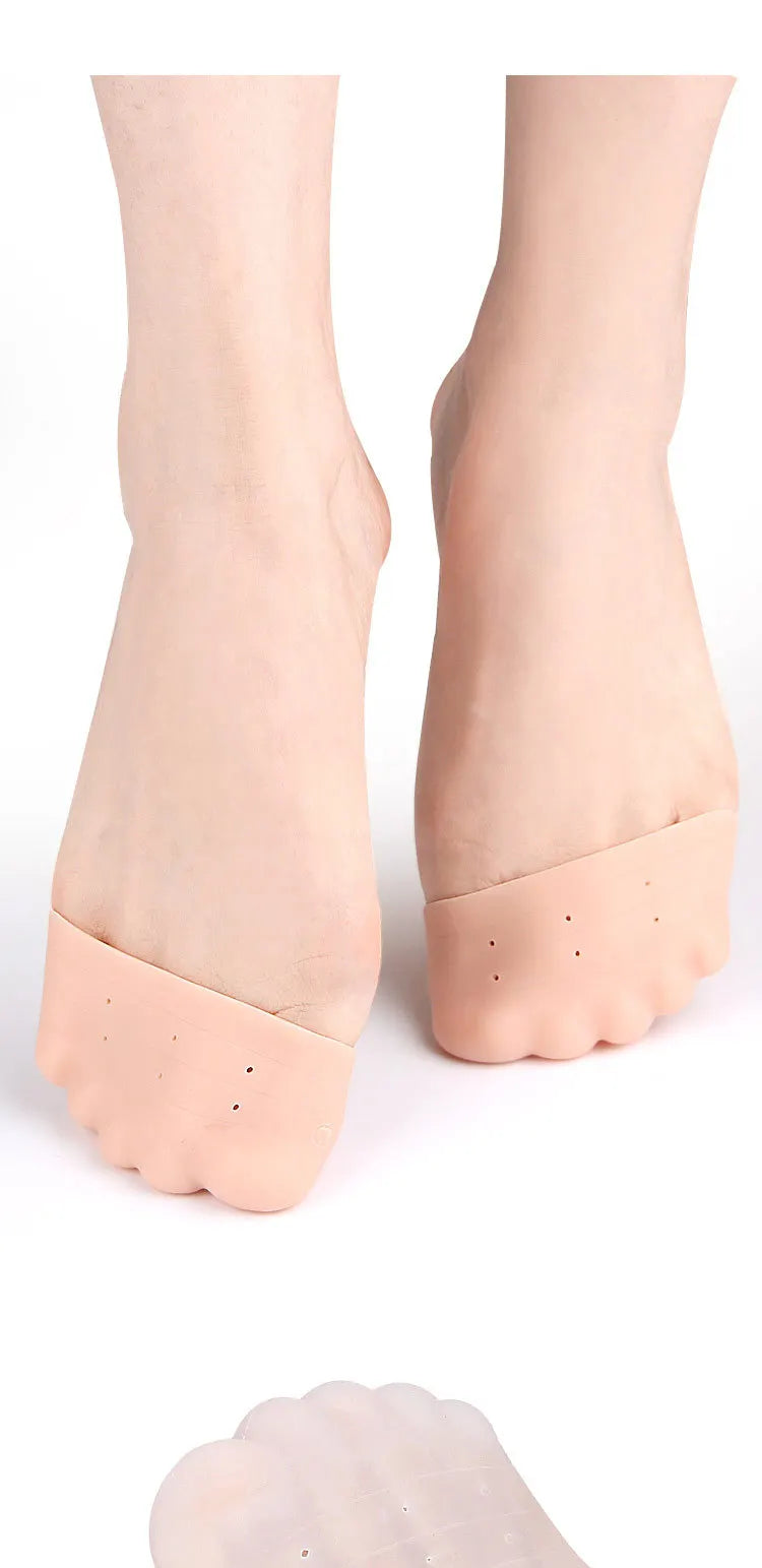 Toe toe guards, ballet shoes, toe sports anti-friction toe pads, soft high-elasticity toe forefoot half size pads