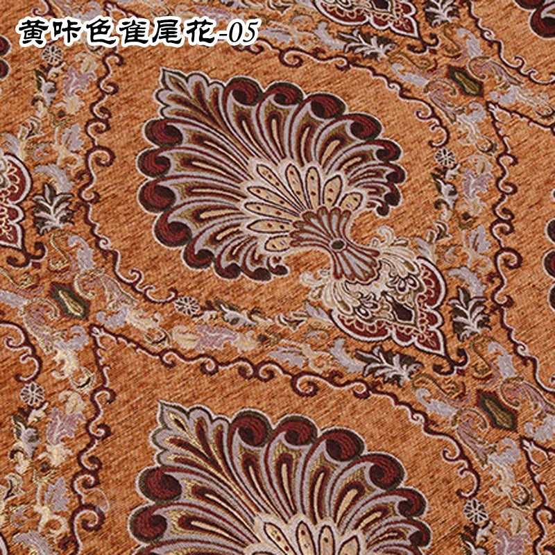 Jacquard Chenille Sofa Fabric European Style High Precision for Upholstery Home Decor Drapery Covers By Meters