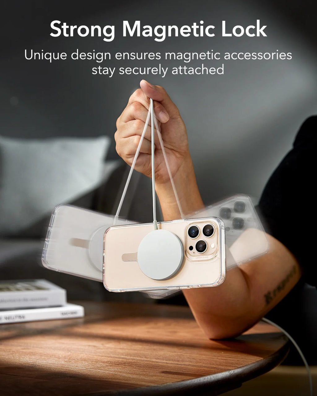 ESR for MagSafe Ring Magnet (HaloLock) Universal Magnetic Wireless Charger Kit for iPhone 17/16/15/14/13/12&Galaxy S26/25/24/23