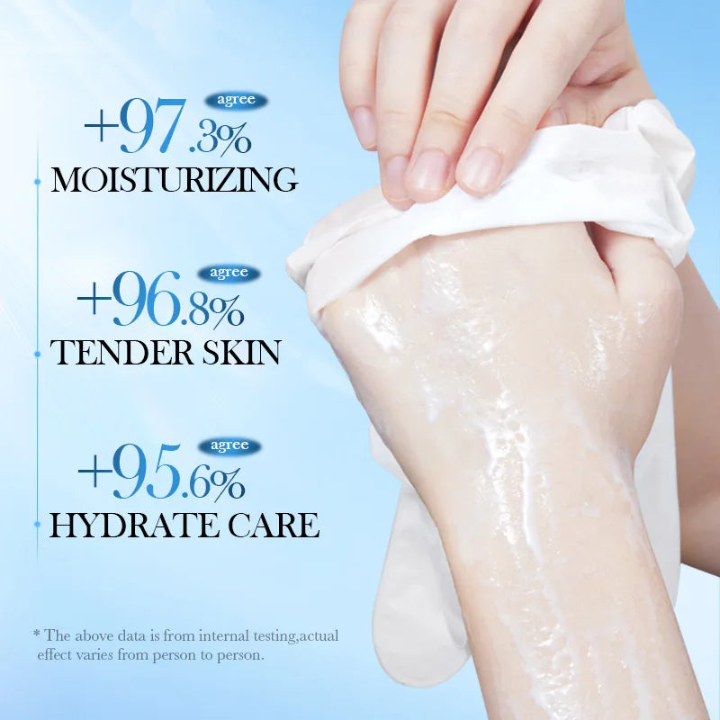 SADOER Coconut Moisturizing Hand Mask Whitening Nourishing Anti-aging Hydrating Hand Gloves for Hands Skin Care Products