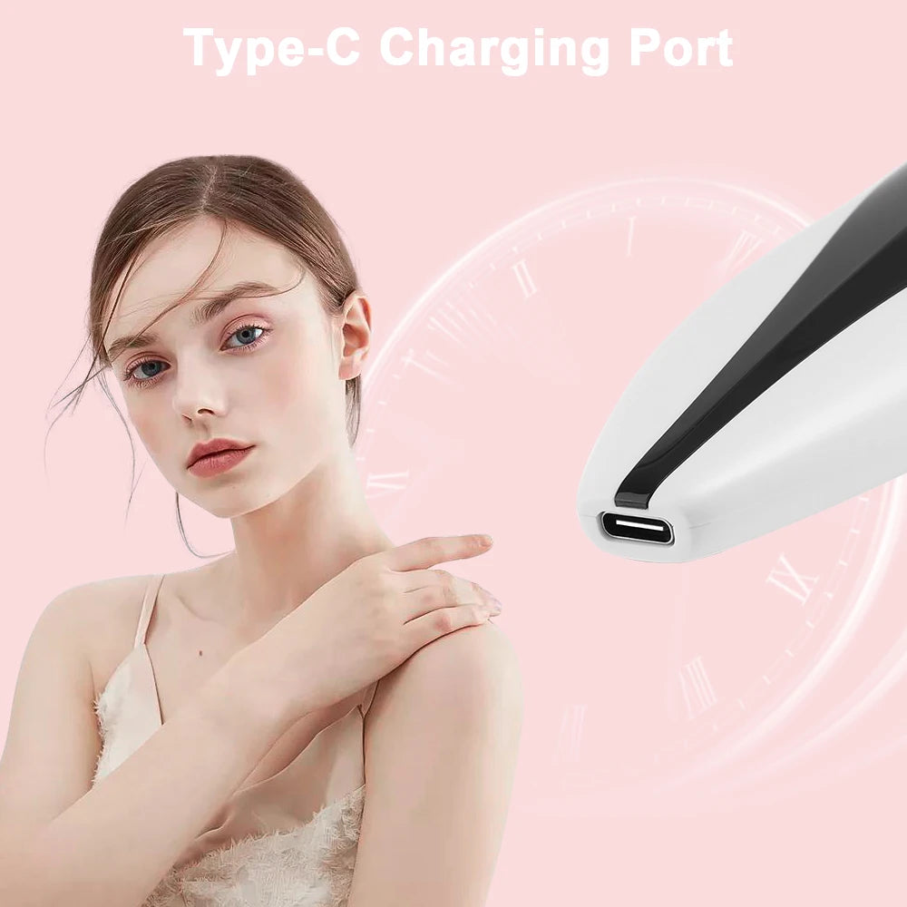 Ultrasonic Skin Scrubber Red Blue Light Deep Face Cleaning Peeling Blackhead Remover Facial Shovel Cleanser Lifting Skin Care
