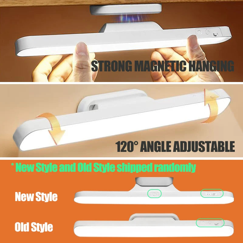 Remote LED Desk Lamp Magnetic Hanging Night Light USB