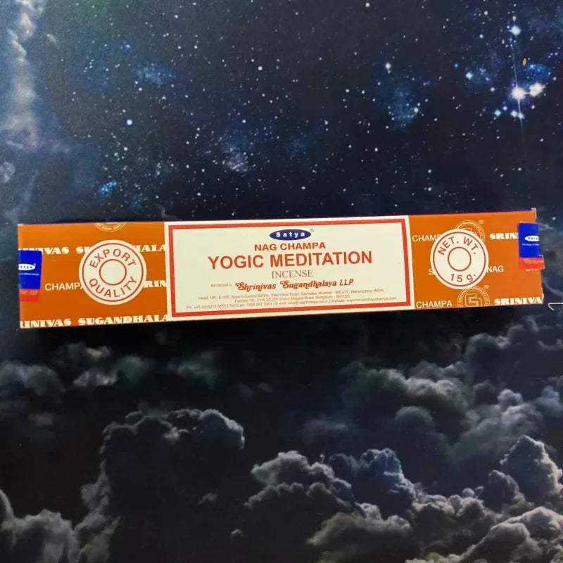 Satya Incense Sticks Handmade India White Sage Dragons Blood Natural Household Indoor Clean Air Incense Sticks NAG Champa