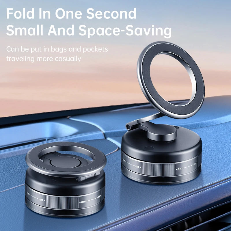 Zinc Alloy Vacuum Phone Holder 360 Suction Car Mount Dashboard Holder Universal Phone Holder for Car Gym Kitchen Car Accessories
