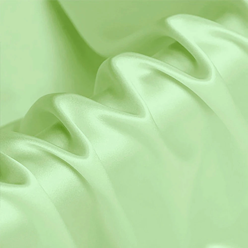 CISULI Pure Silk Stretch Satin Fabric,16momme,Width 140cm,Silk Lycra,Shirt and Dress Cloth Material