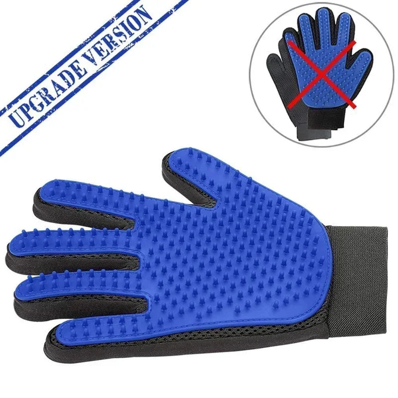 Silicone Pet Grooming Gloves for Cats & Dogs