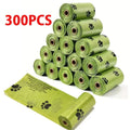 New Pet Biodegradable Trash Bag Dog Poop Bags Bulk Biobase Scented Poo Bag Degradable Cat Waste Bags Dog Poop Dispenser Gifts