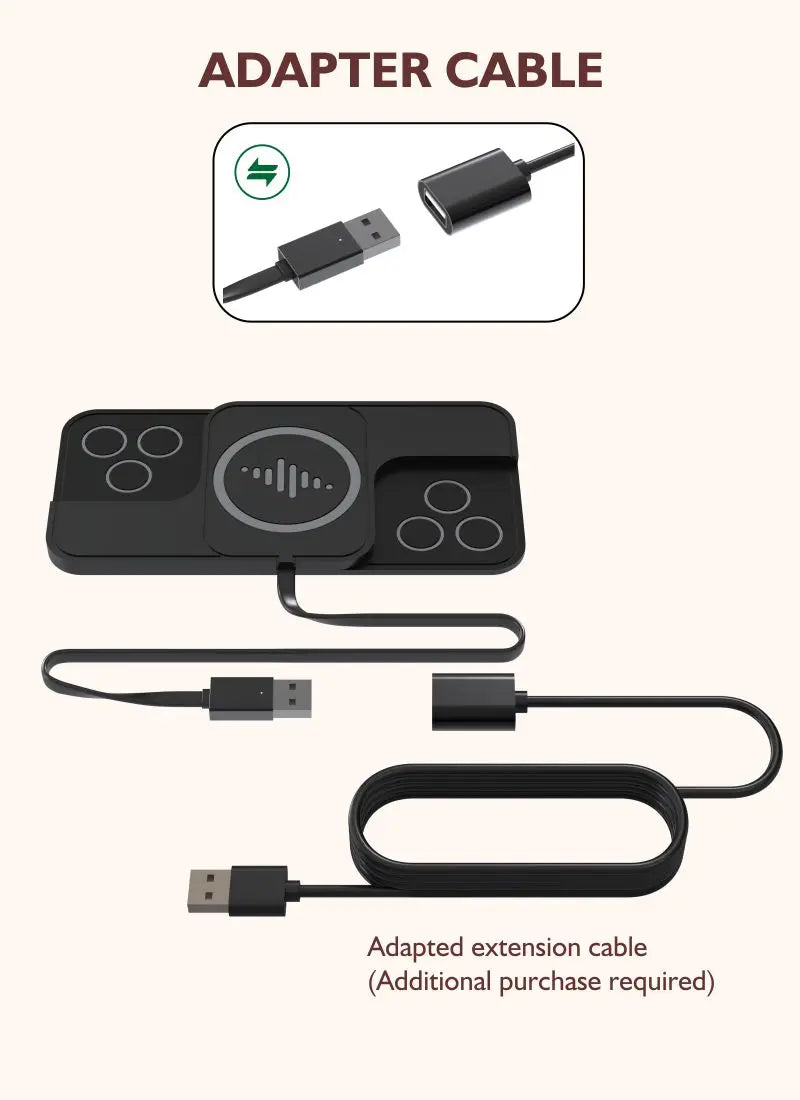 30W Fast Car Wireless Charger Pad for iPhone 15 14 13 12 Samsung Huawei AirPods Phone Non-slip Quick Car Wireless Charging Stand
