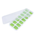 14 Grids Fruit Ice Maker with Removable Ice Cube Trays Reusable Silicone Ice cube Mold  Lids Kitchen Tools Freezer Summer Mould