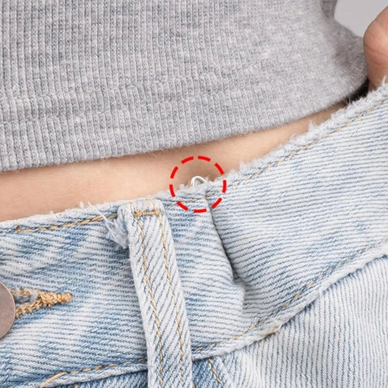 3pcs Pant Waist Tightener Adjustable Waist Buckles Extender Jean Buttons for Easy Adjustments