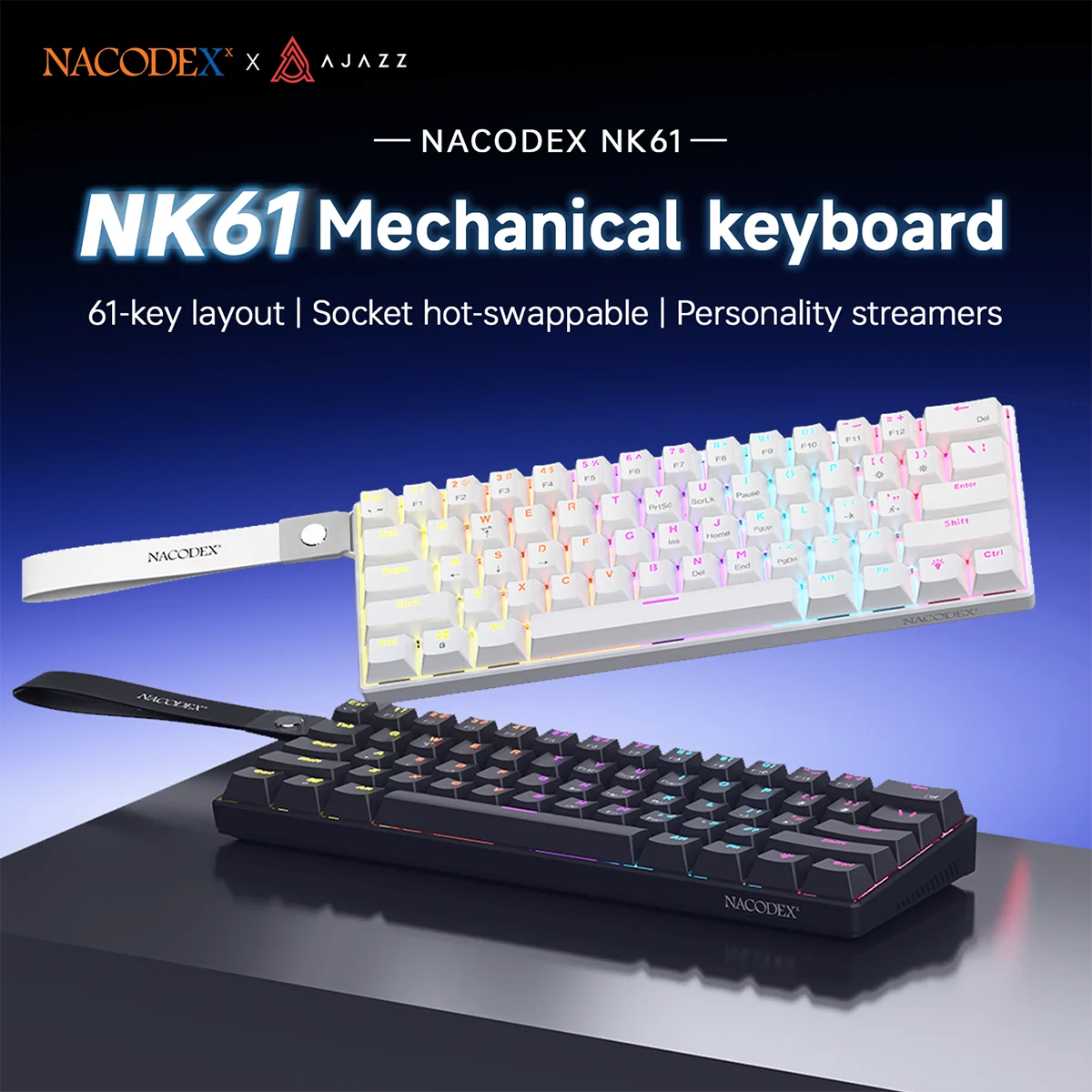 AJAZZ NK61 Wired Mechanical Gaming Keyboard