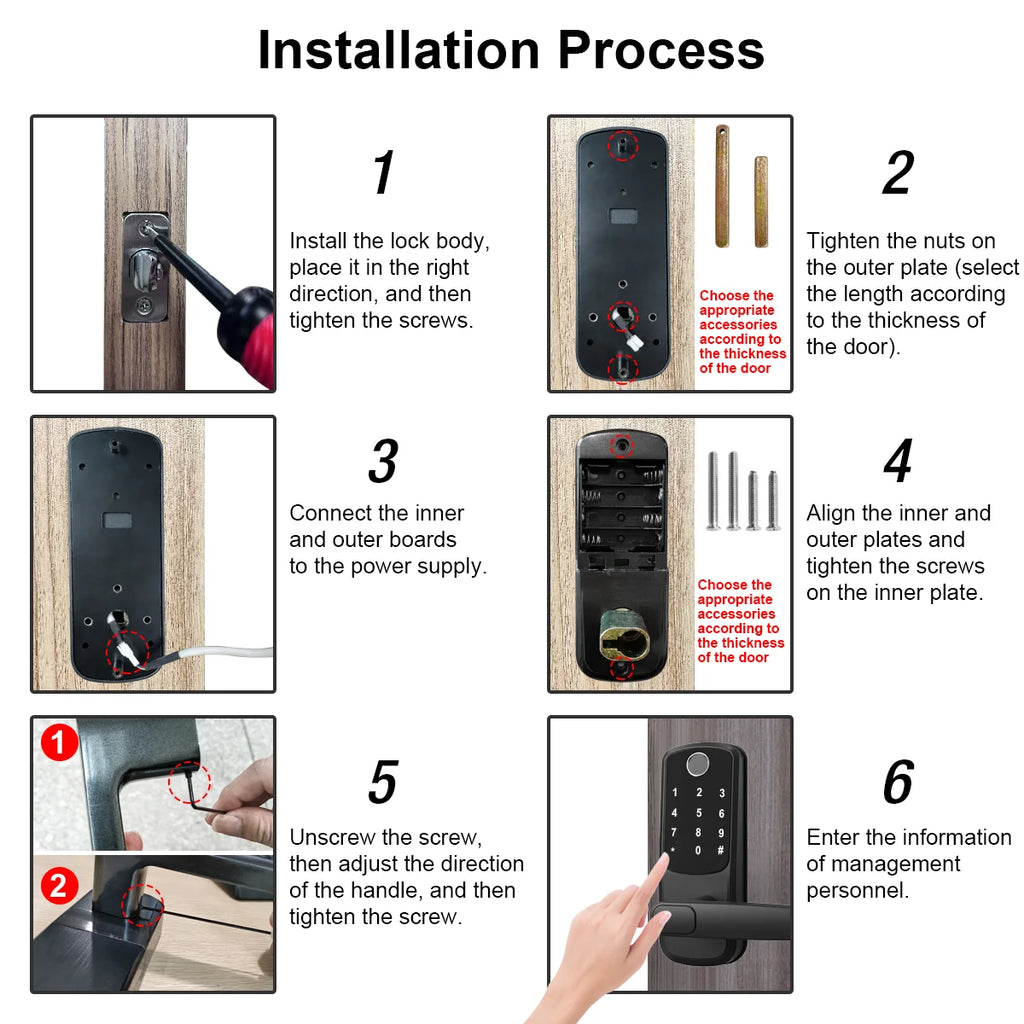 Wifi Smart Door Lock With APP/ Biometric Fingerprint /