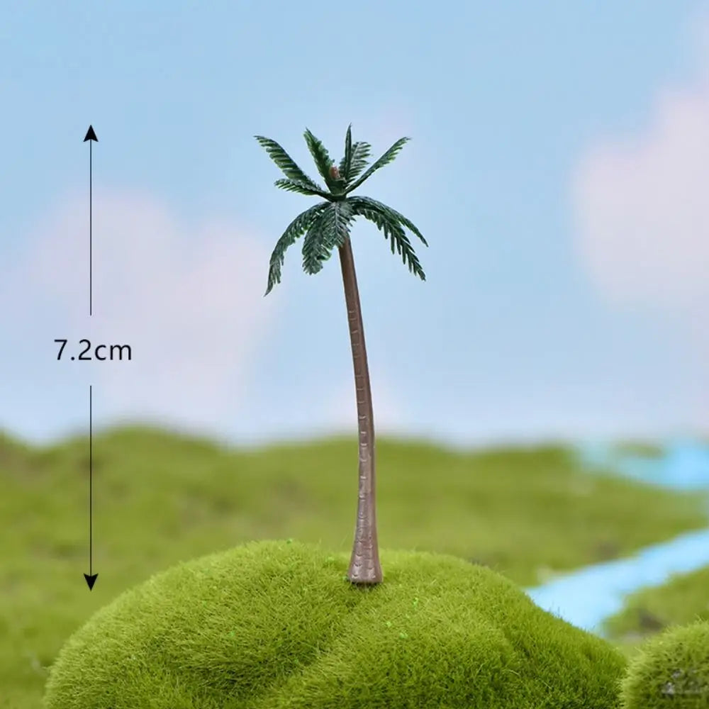 Durable Plastic Sakura Miniatures Rural Style Model Simulation Trees Landscape Vivid Micro Landscape