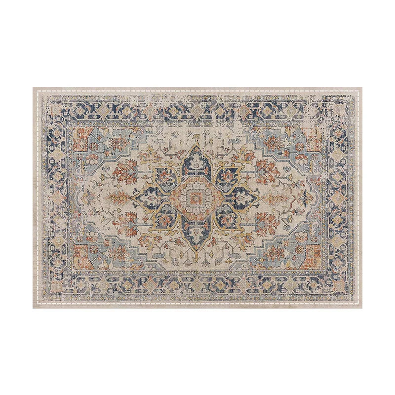 Vintage Carpet Style Ethnic Pattern Placemats Exquisite Floral