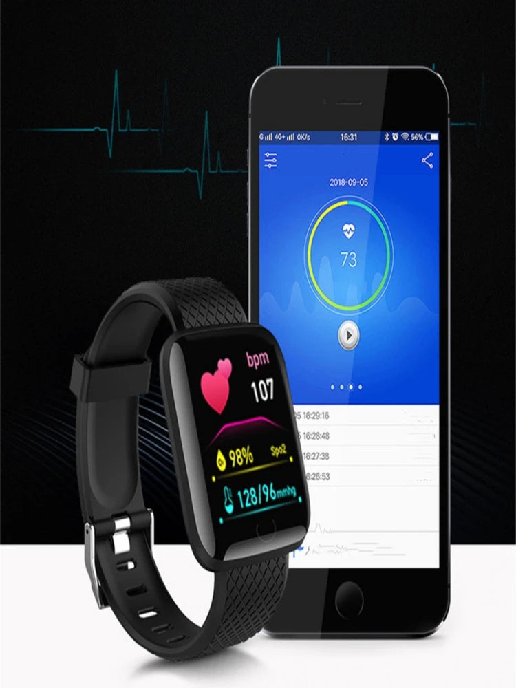 Smartwatch Men Women Wristwatches Smart Watch Message Fitness Monitor Bracelet Birthday Gift Electronic Clock For Android IOS