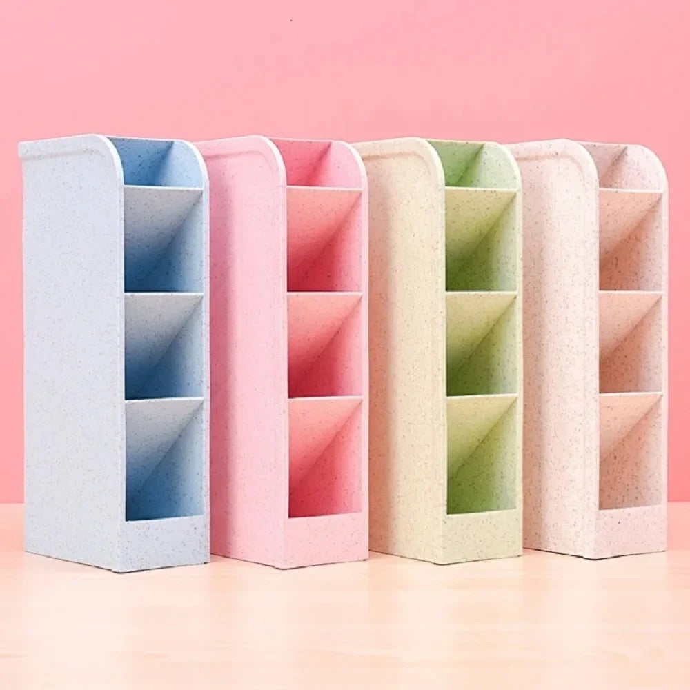 1pc Multi-Layer Pen Holder & Cosmetic Brush Storage Holder - Perfect for Office & School Supplies Pen Organizer Desk Organizer