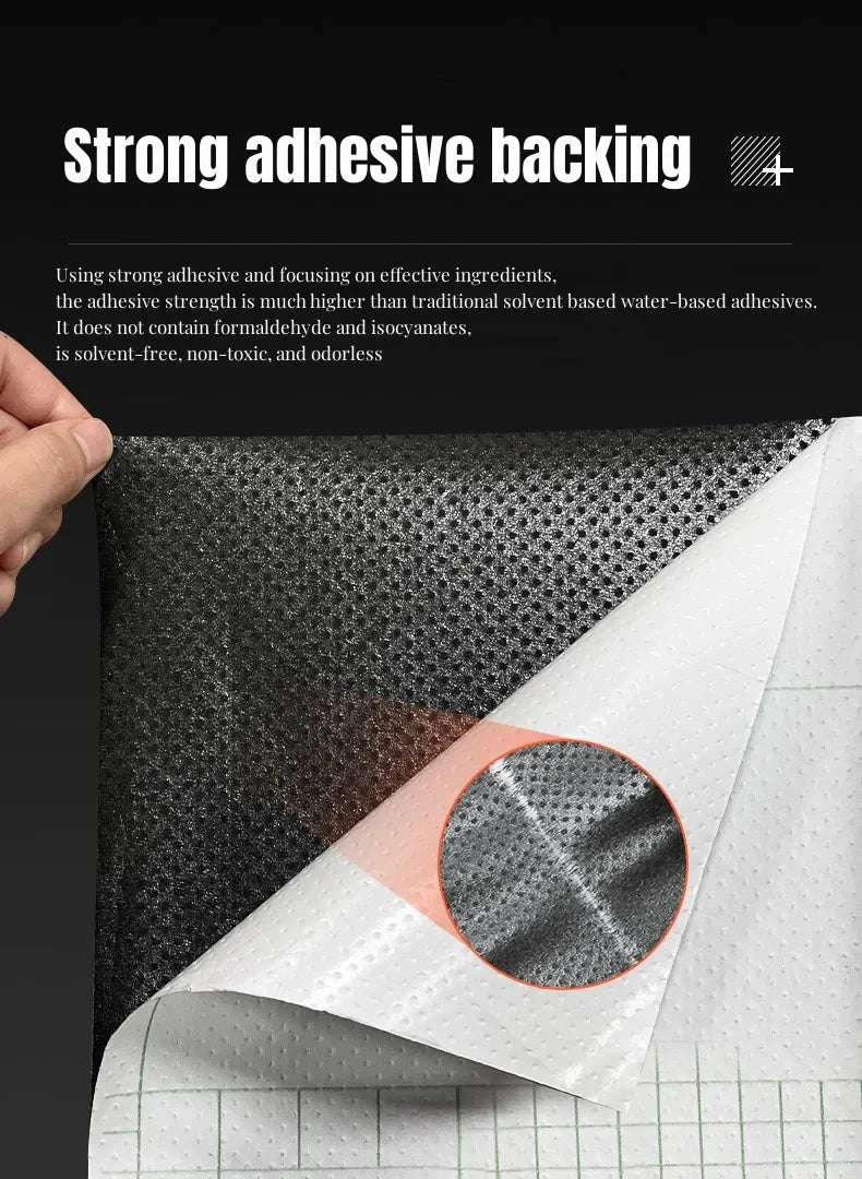 Self Adhesive Breathable Leather Car Seat Repair Perforated Faux Genuine Leather Leather Sofa Car Interior Refurbishment Sticker