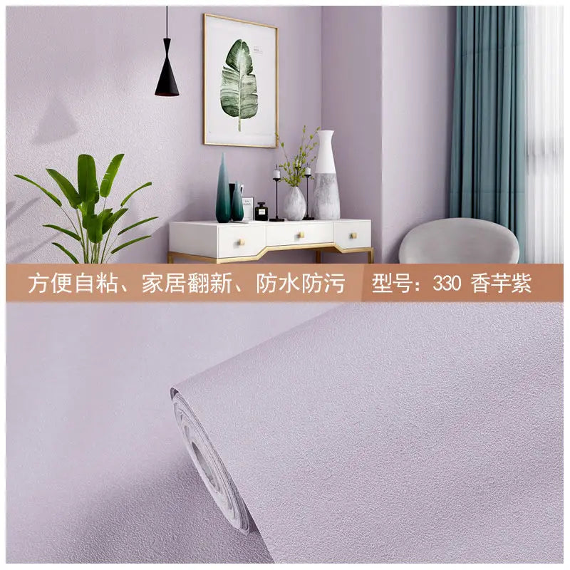 Matte PVC DIY Self Adhesive Decorable Film Vinyl Wall Stickers Kitchen Cabinets Bedroom Furniture Waterproof Oilproof Wallpapers