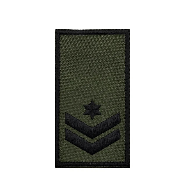 Chevrons Sergeant Stripes Israel 1st Golani Brigade Patches Uniform Shoulder Hook Tab Badges