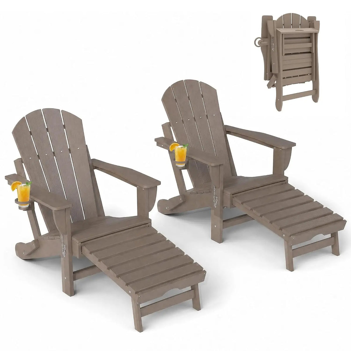 Outdoor HDPE Fire Pit Chair