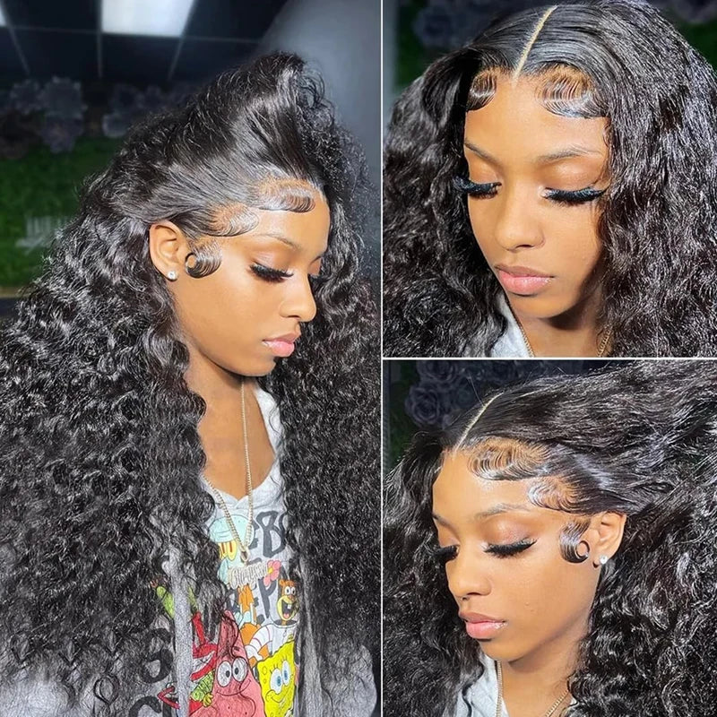 Water Wave 13x4 13x6 Lace Front Wigs Human Hair