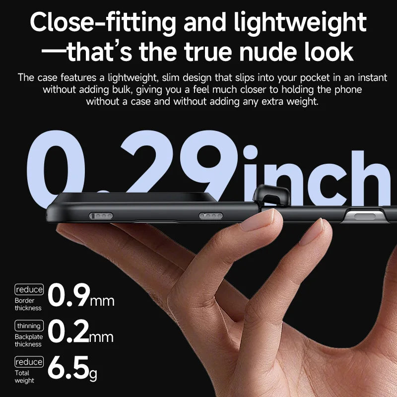 Fold Phone Cover Case With Screen Protector