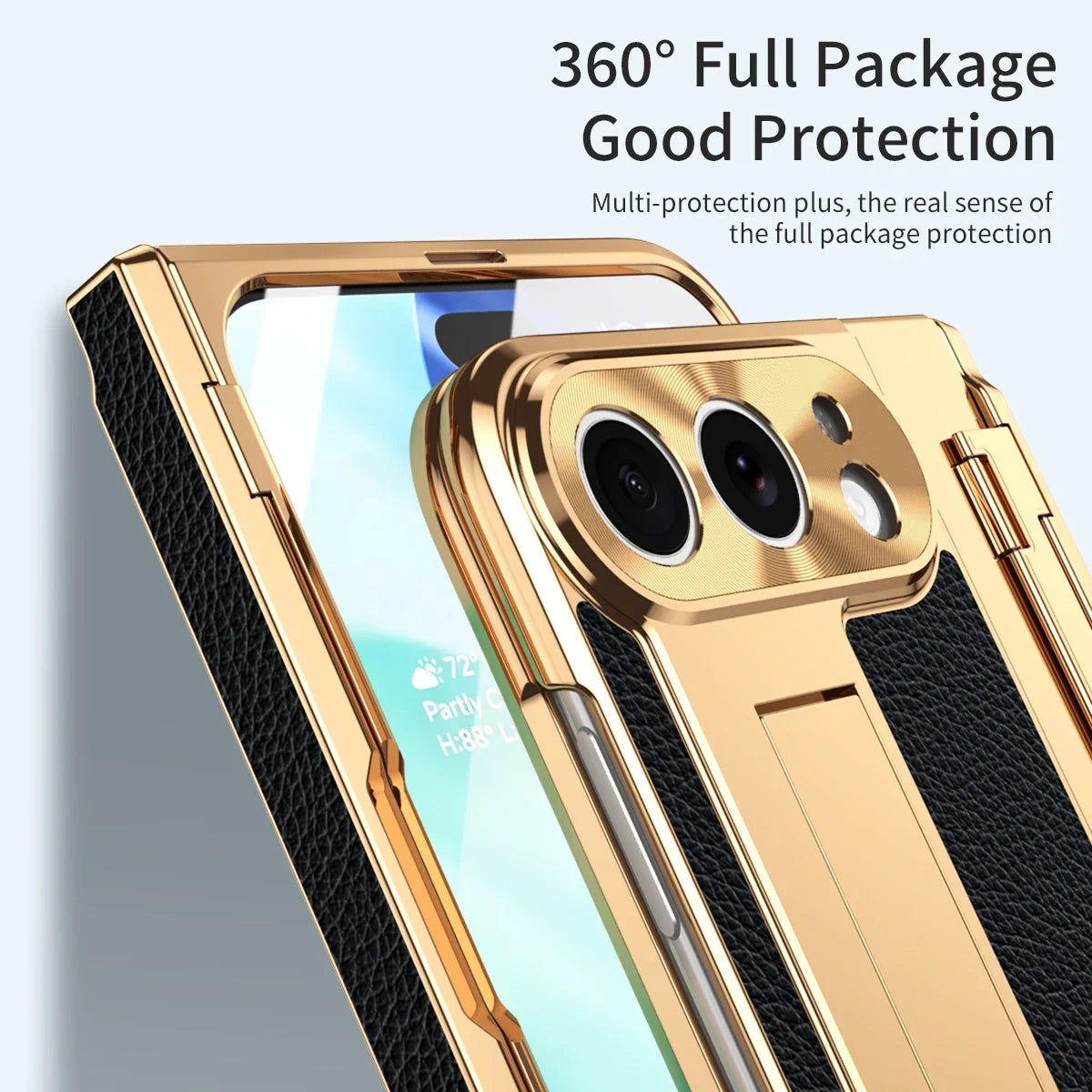 Plating Luxury Folding Case for Iphone DUO Full Body