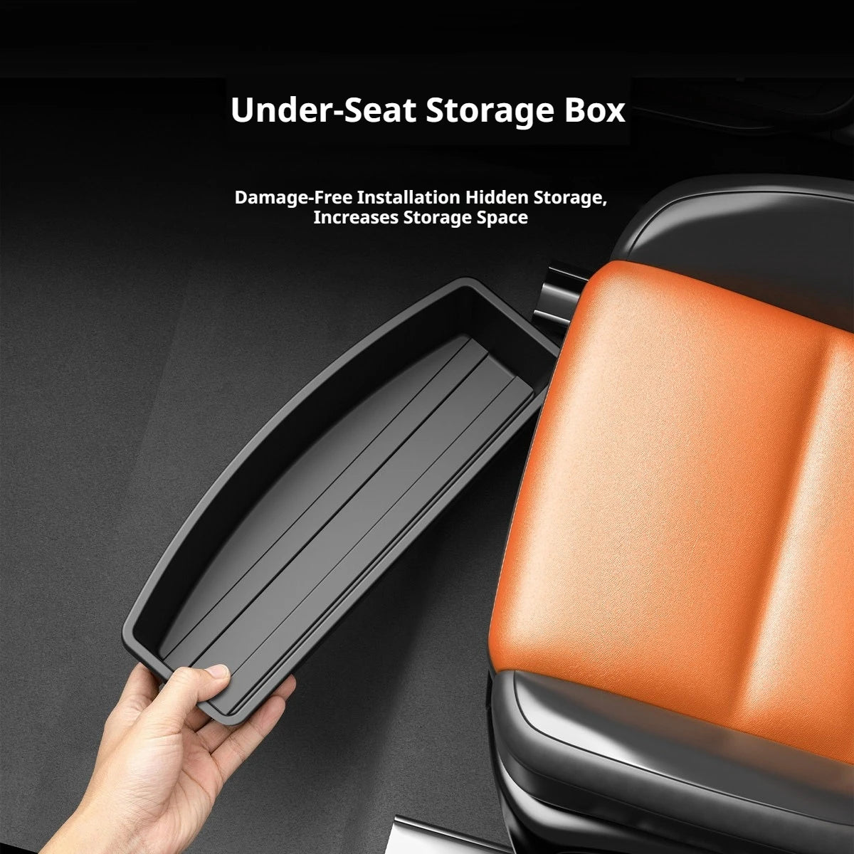 Under Seat Storage Box Universal Car Seat Bottom Organizer