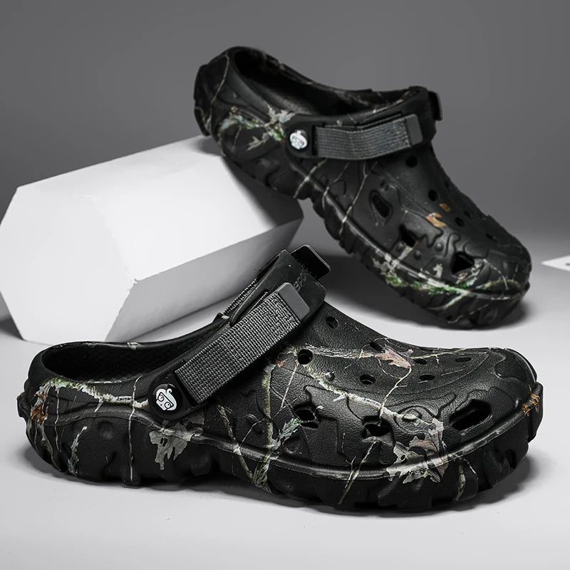 Summer Men's Sandals New Home Garden Shoes Comfortable and