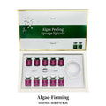 10 Vials Algae Peeling Powder DIY Facial Mask Sponge Spicules Natural Seaweed Skin Care Repair Acne Clean Pores 5 Pairs