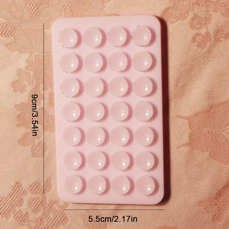 Silicone Suction Cup Phone Case Mount - Double-Sided Hands-Free