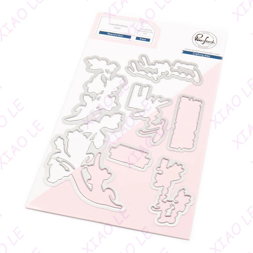 Pink Fresh Good Times April Releases Metal Cutting Dies Stamps Stencil Hot Foil Scrapbooking Album Decoration Craft for DIY Card
