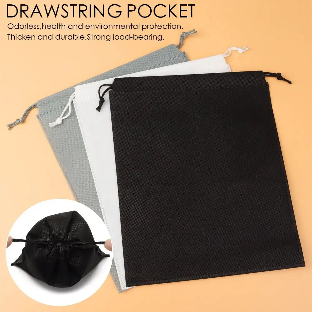 Drawstring Pocket Travel Pocket Clothing Organizer Non-woven