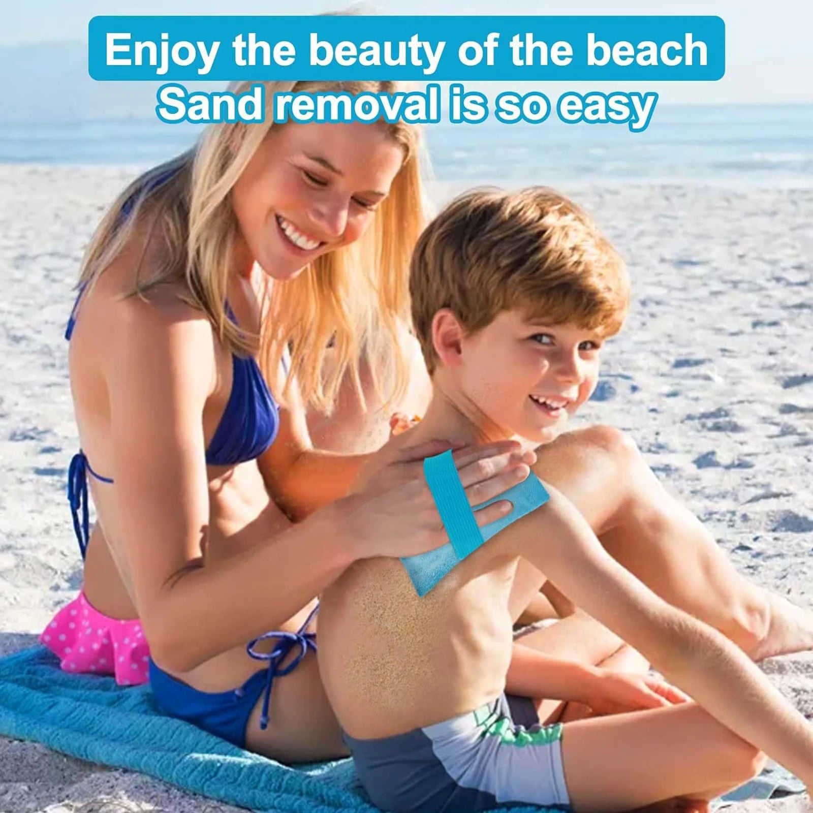 Sand Remover Reusable Sand Removal Bag for Beach Sand Cleaning Sand Wipe Off Mitten for Camping Outdoor Surf Essentials