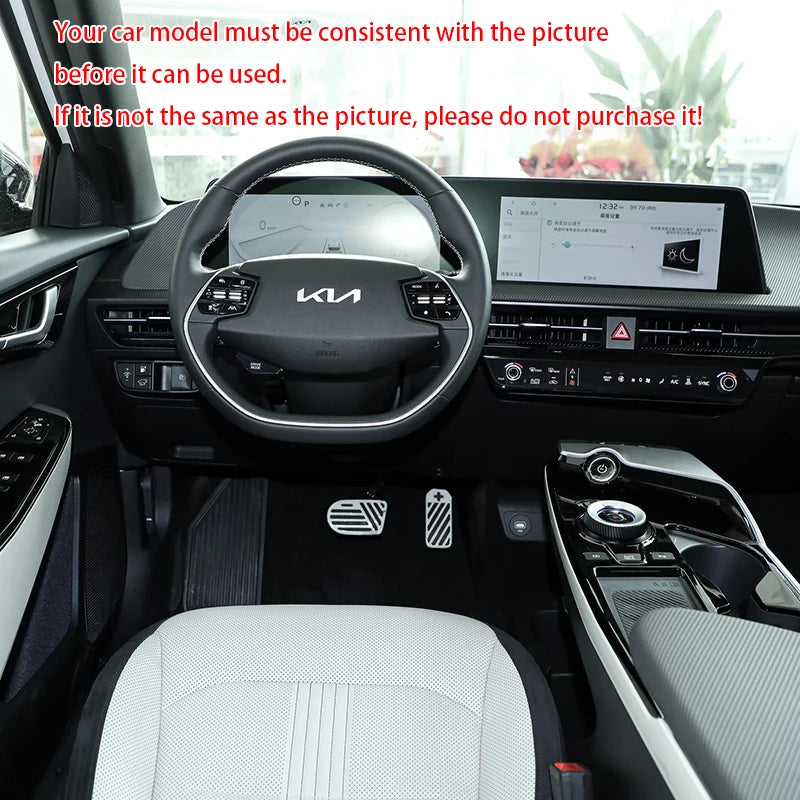For Kia EV6 2022 2023 12.3 Inch Screen 15W Wireless Charger Phone Holder Mount Cover Auto Base Trim Car Accessories